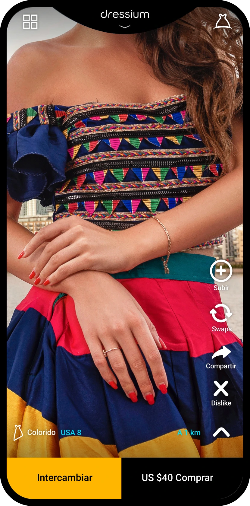 mobile screen dressium